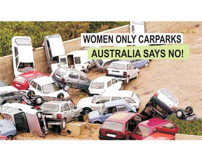 Women Only Carparks Tracts (pack of 100)