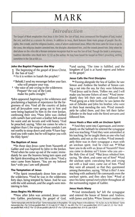 ESV Outreach Bible Mark 1