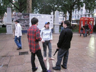 Susi sharing the gospel