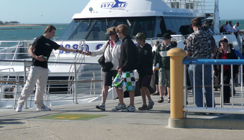 Giving gospel tracts out