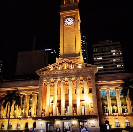 Brisbane City Hall gold for National Day of Prayer and Fasting