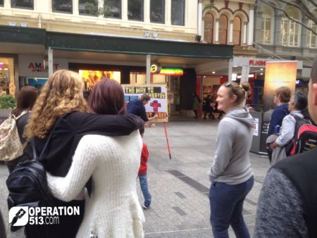 Painting the gospel on the streets