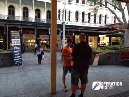 Queen Street Mall Evangelism