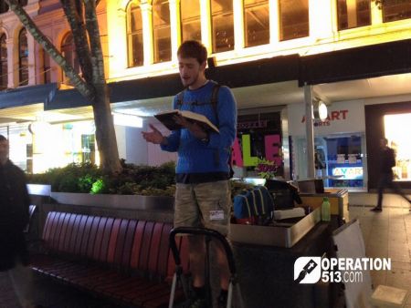 Preaching in the open air Australia