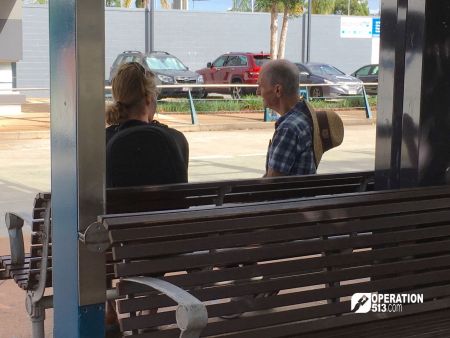 Capalaba bus station evangelism
