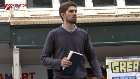 Open air preaching Brisbane