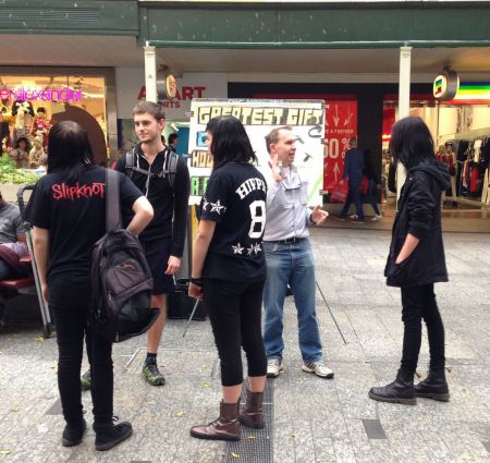 Gospel conversation in Brisbane