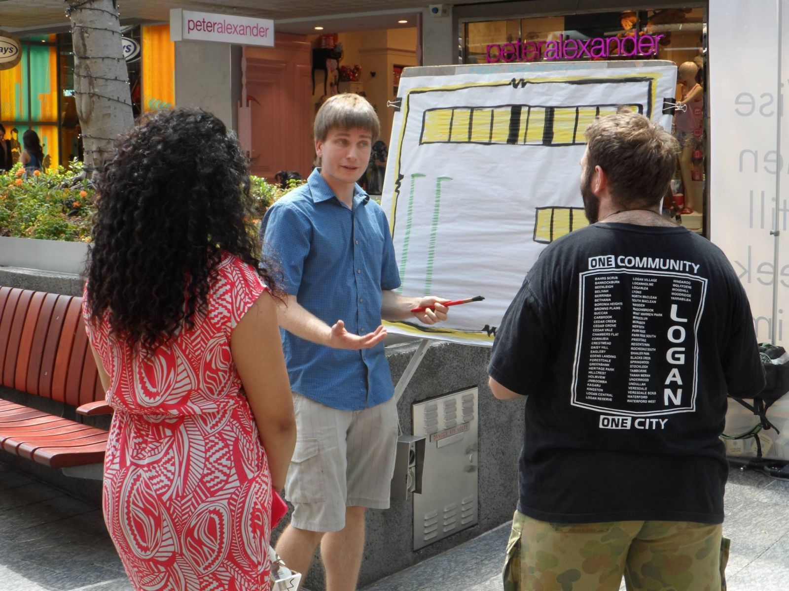 Evangelism in Brisbane city (Australia)